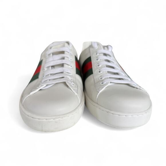 Gucci Ace Web Low-Top Sneakers White‎ - Picture 5 of 15